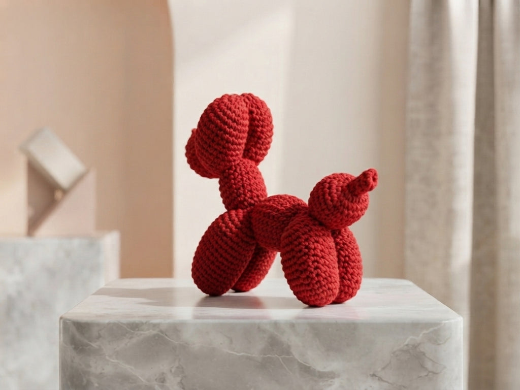 Poppy – Perrito Globo Tejido a Crochet 🐶🎈